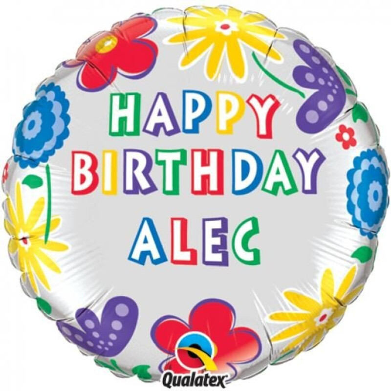 Φοιλ 18 Στρογγυλό Birthday Flower Name