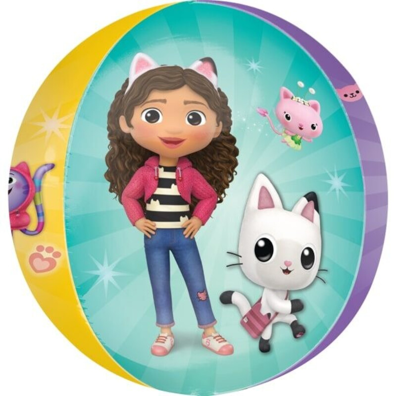 Orbz Gabby's Dollhouse Foil Balloon / 43 x 45 cm