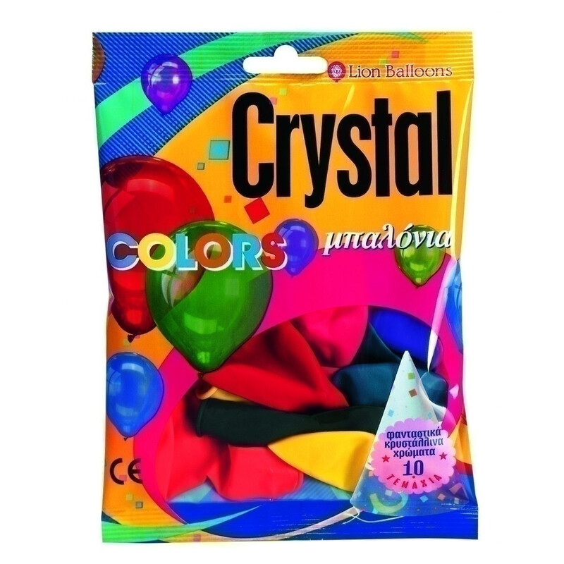 Μπαλόνια Crystal R 100/10 Tεμ