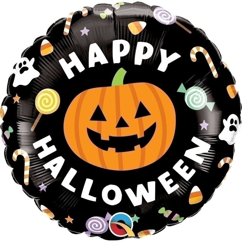 Μπαλόνι Φοιλ 18 Halloween Jack & Candies / 46 εκ - Κολοκύθα