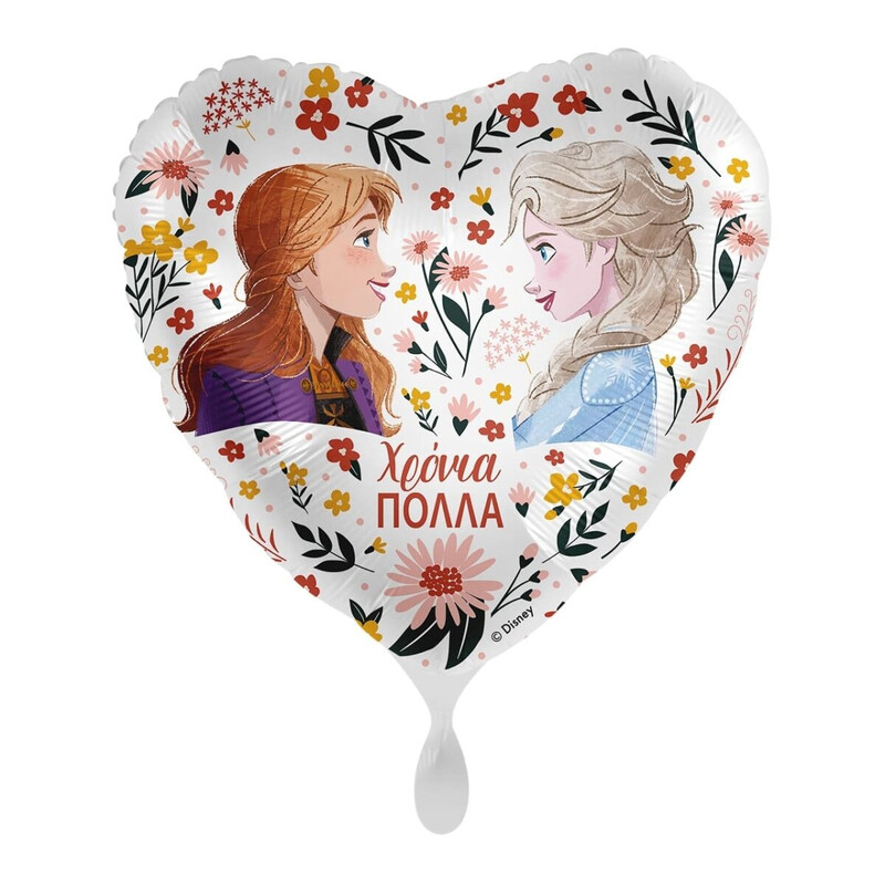 Μπαλόνι Φοιλ 17 Χρόνια πολλά Frozen - Elsa & Anna / 43 εκ