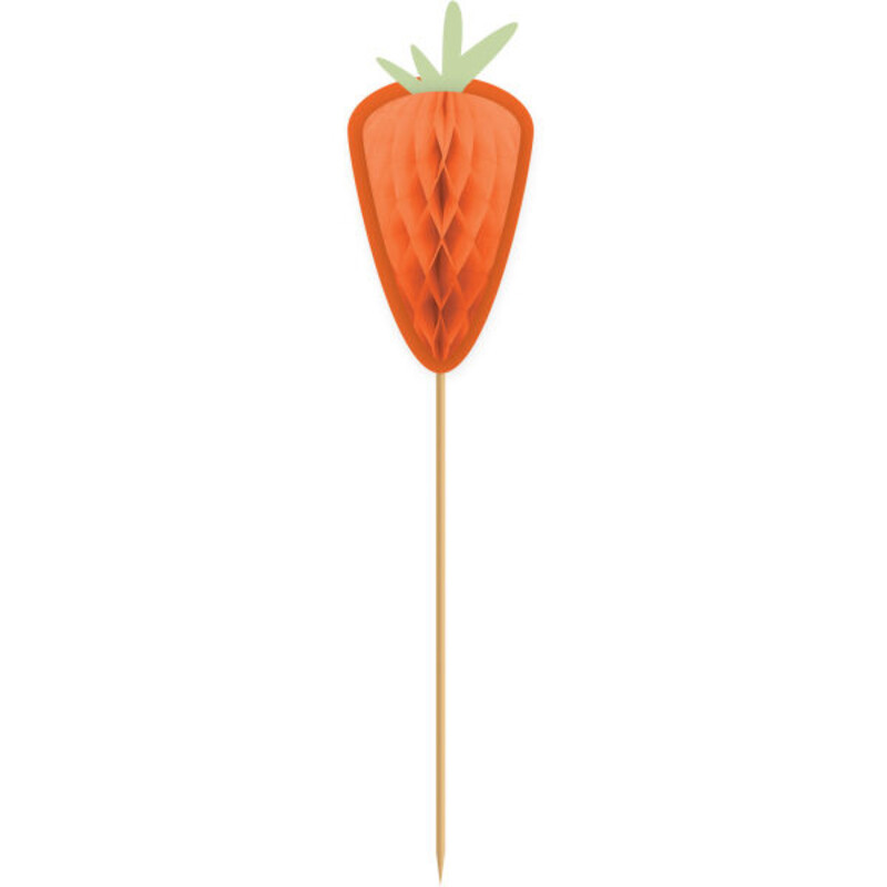 Οδοντογλυφίδες 17εκ Carrots Honeycombs / 10 τεμ/Easter