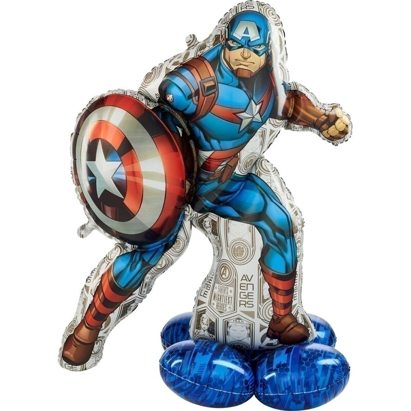Μπαλόνι Φοιλ AirLoonz Avengers Captain America / 93 εκ x 147 εκ