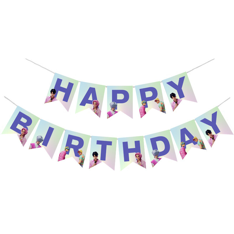 Γιρλάντα Γράμματα Saja Boys Happy Birthday