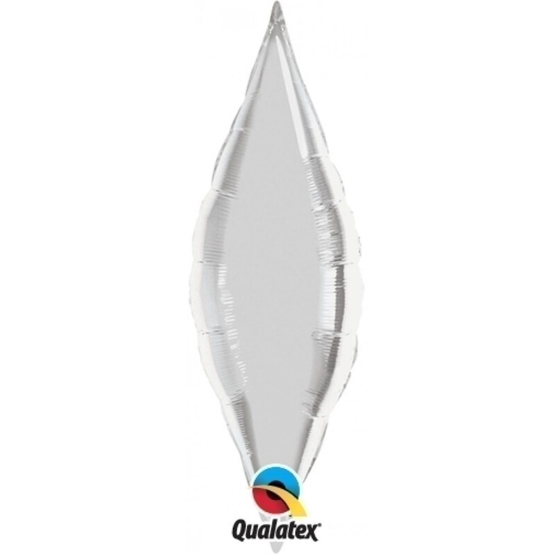 Μπαλόνι φοιλ σχήμα 27 Taper Silver