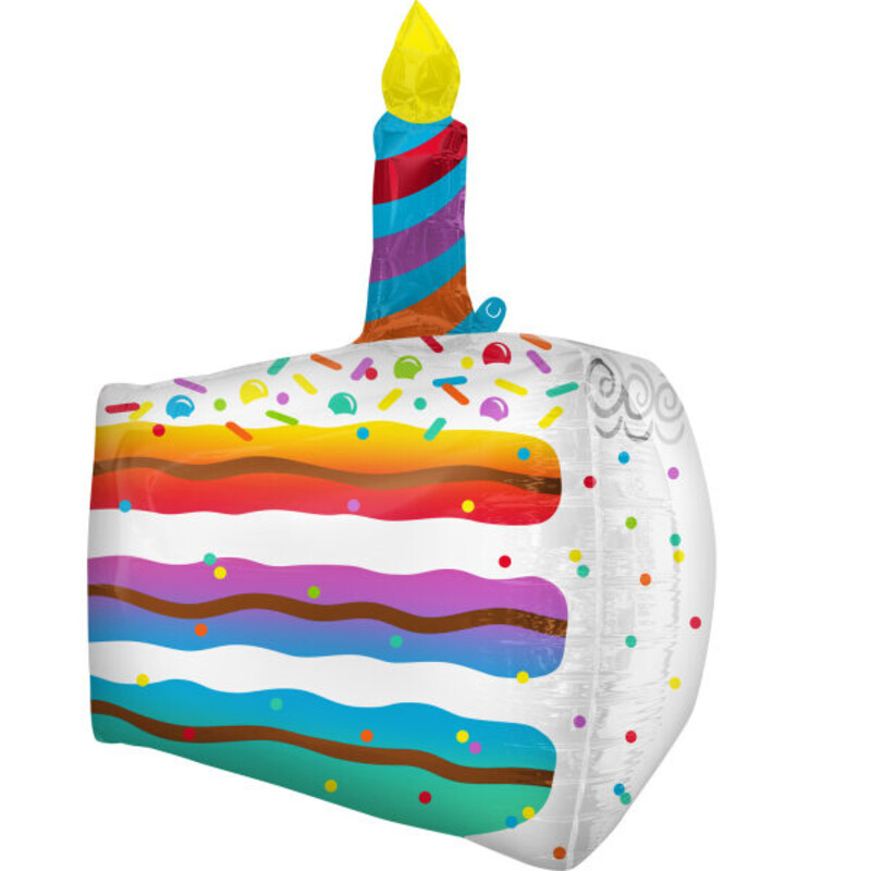 Μπαλόνι Φοιλ Σχήμα Cake Slice  / 48 cm x 63 εκ