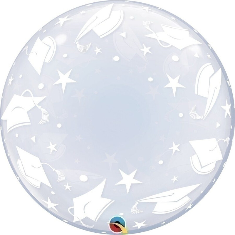 Deco Bubble 24 Graduation Caps / 61εκ -  Αποφοίτηση