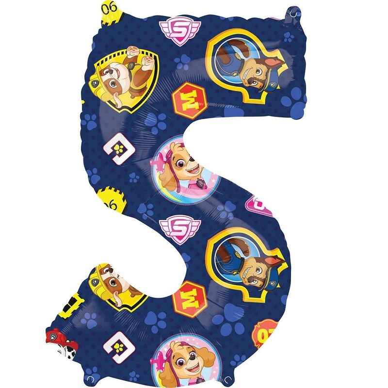 Μπαλόνι Φοιλ 26 Νούμερο 5  Paw Patrol / 66 εκ