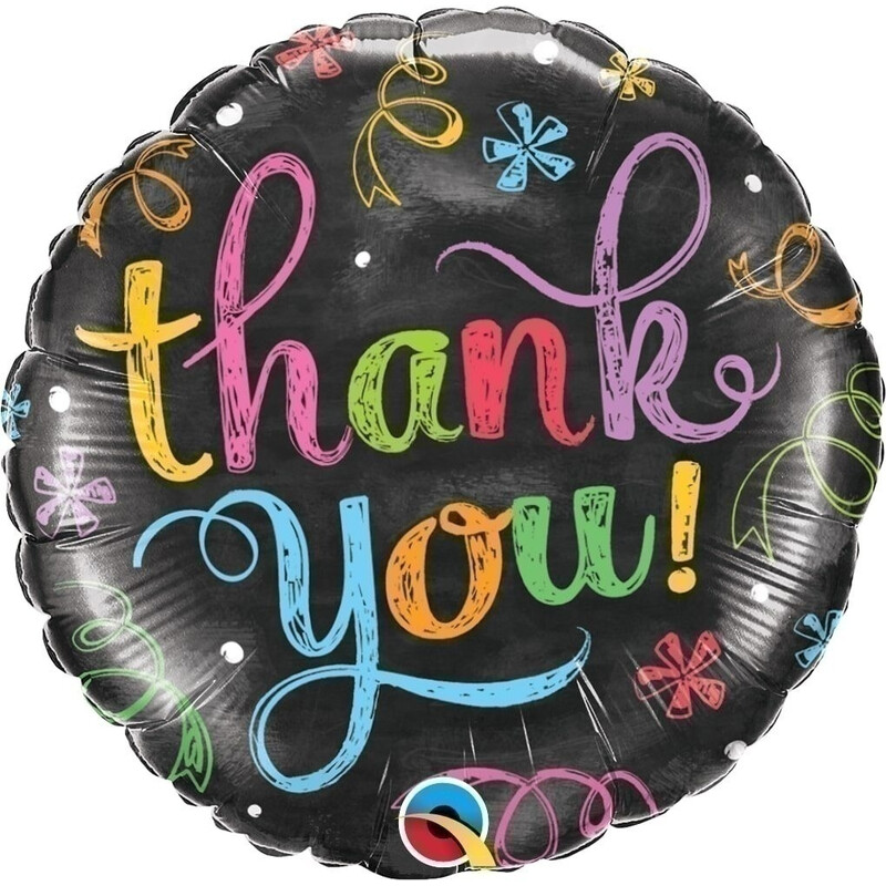 Μπαλόνι Φοιλ 18 Thank you  Chalkboard /46 εκ
