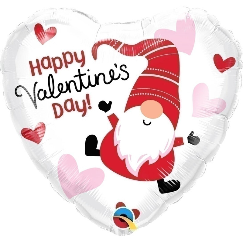 Μπαλόνι Φοιλ 18 Valentine's Day Gnome / 46 εκ