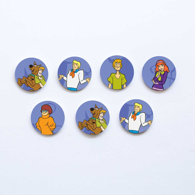 Ξύλινες Κονκάρδες Scooby-Doo / 8τμχ