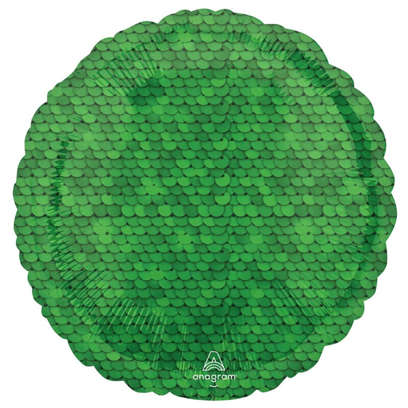 Μπαλόνι Φοιλ 18 Forest Green Sequins / 46 εκ Πράσινο