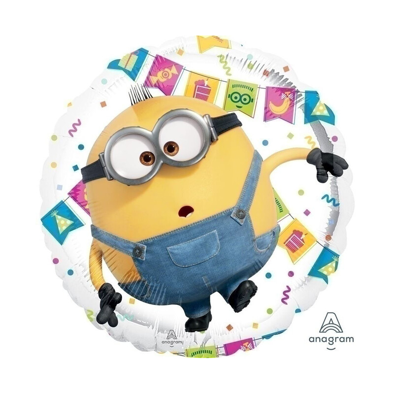 Μπαλόνι Φοιλ Δύο Όψεις 18 Minions 2 Otto / 43εκ - Image 2