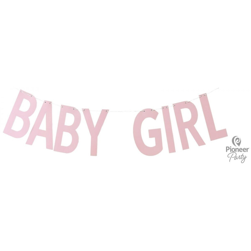 Γιρλάντα Γράμματα Baby Girl Pink / 200 εκ