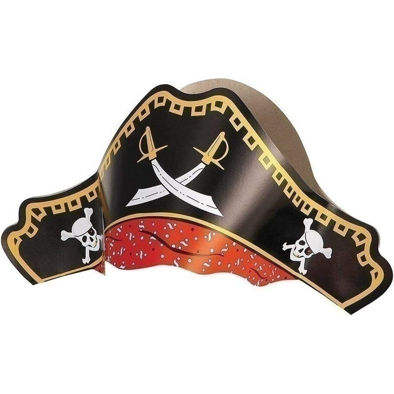 Καπέλα Πειρατικά / Pirate  / 4 τεμ.