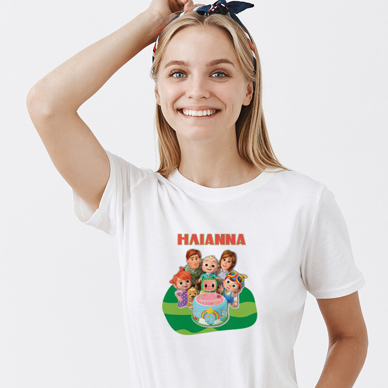 Γυναικείο T-shirt Cocomelon για την Μαμά με όνομα
