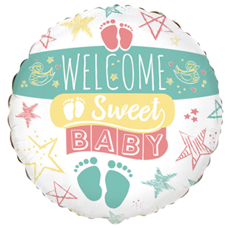 Μπαλόνι Φοιλ 18 Welcome Sweet Baby / 45 εκ- Ασυσκεύαστο