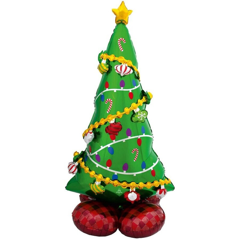 Μπαλόνι φοιλ AirLoonz Christmas Tree / 78εκ x 149εκ -  Χριστουγεννιάτικο Δέντρο