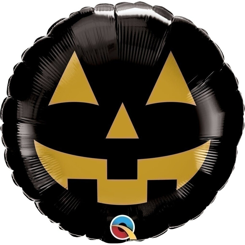 Μπαλόνι Φοιλ 9 Μίνι Jack Face Black & Gold