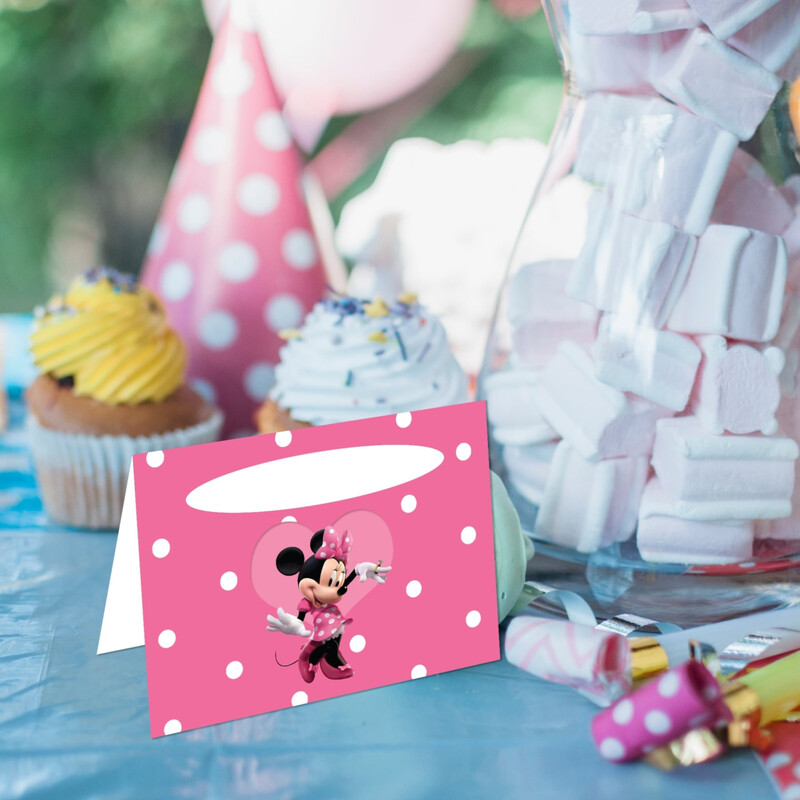 Καρτελάκι Μπουφέ Minnie/ 6τμχ