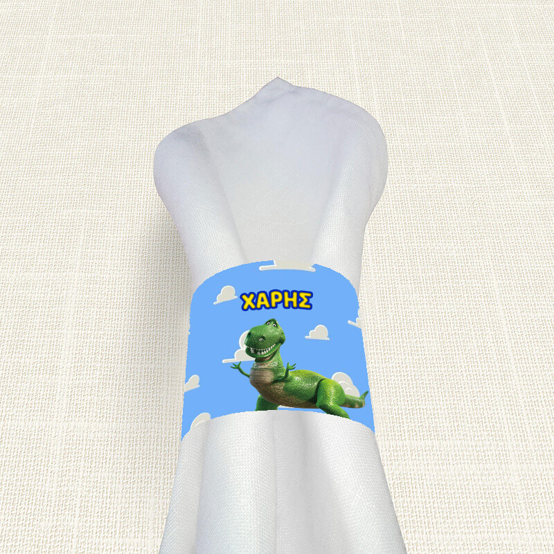 Δαχτυλίδι πετσέτας χάρτινο με όνομα Toy Story