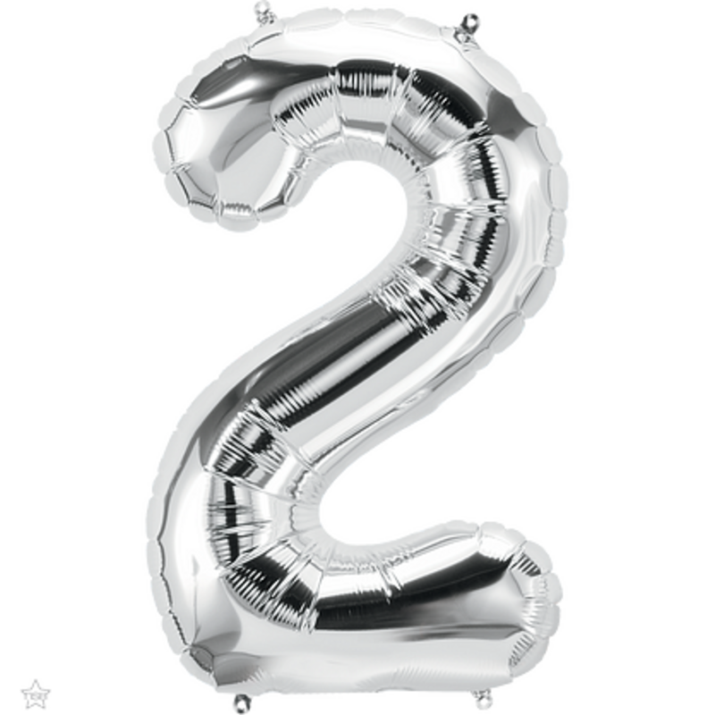 Φοιλ Super Shape Νούμερο 2 Ασημί / 86εκ Ύψος