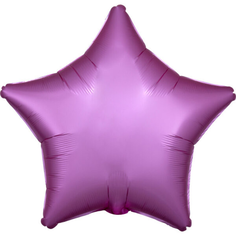 Μπαλόνι Φοιλ Αστέρι/star  Silk Lustre Flamingo / 48εκ
