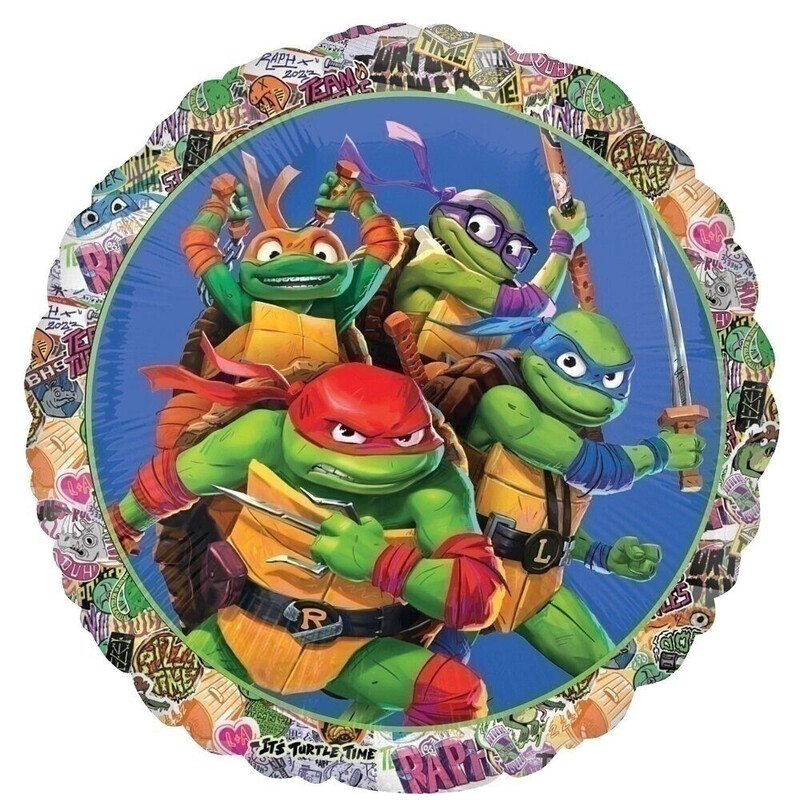 Μπαλόνι Φοιλ 17 Teenage Mutant Ninja Turtles - Χελωνονιντζάκια / 43 εκ