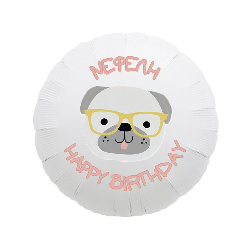 Μπαλόνι Φόιλ Hello Pets με όνομα / 43cm