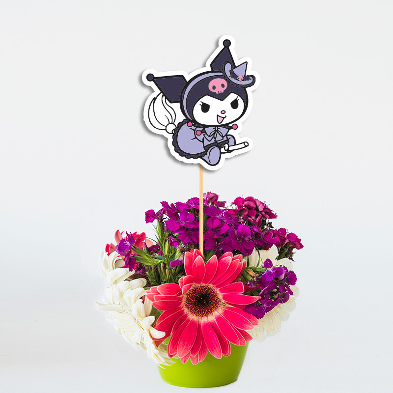Topper Διακοσμητικό Kuromi χάρτινο/ 20cm