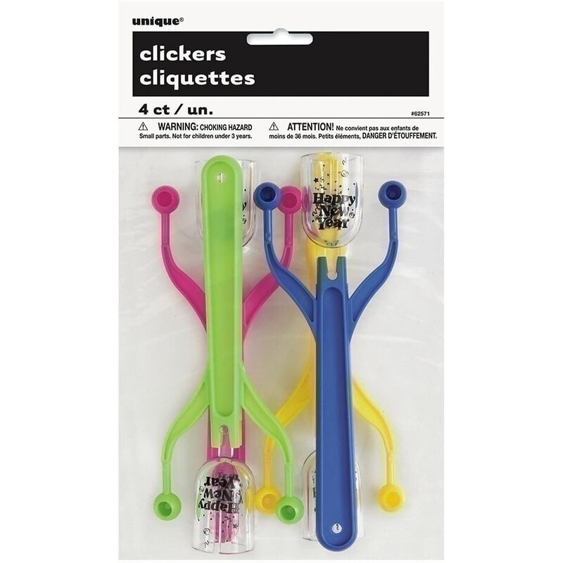Παιχνίδια New Years Clickers - Ασορτί Neon / 4 τεμ.