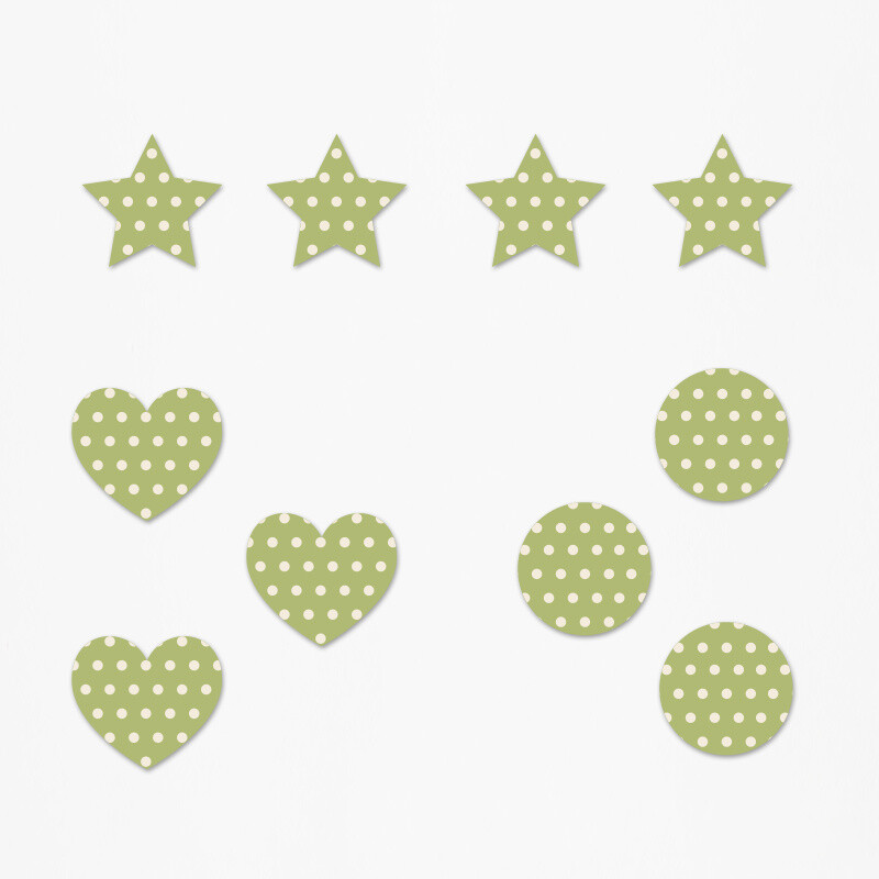 Ξύλινα διακοσμητικά Ζωάκια Δάσους Pattern mix/ 10τμχ(2cm)