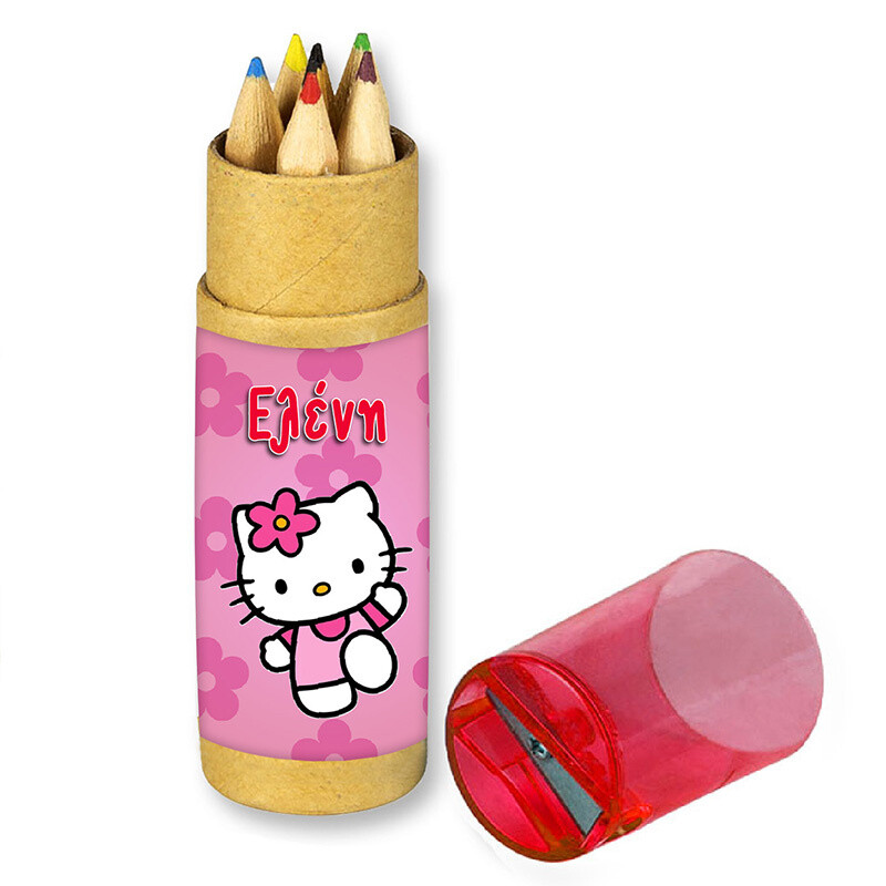Hello Kitty Ξυλομπογιές με όνομα