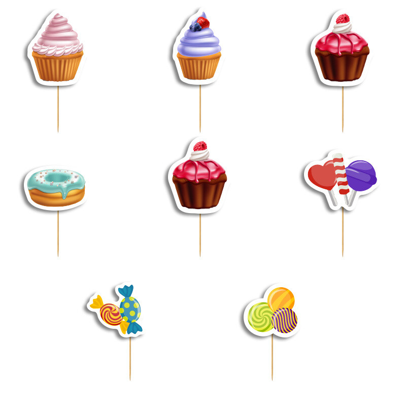 Οδοντογλυφίδες Sweet Shop 5cm / 12τμχ