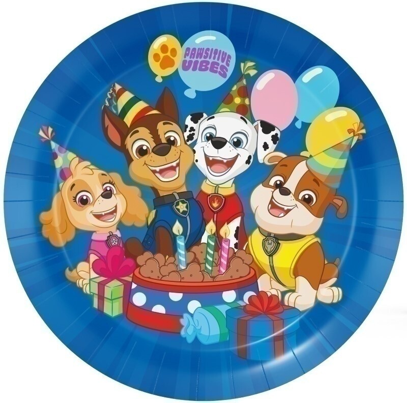 Πιάτα Χάρτινα 23εκ Paw Patrol / 8 τεμ.