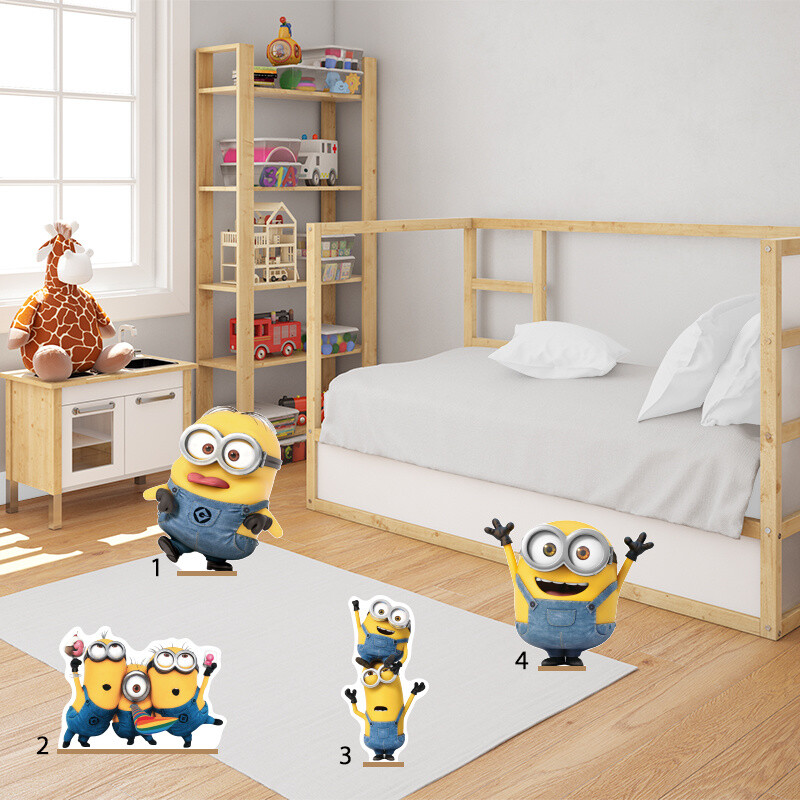 Διακοσμητική φιγούρα Minions 50cm Ξύλινη με βάση/1 τμχ