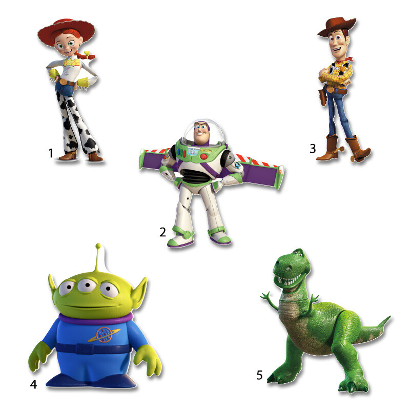Διακοσμητική φιγούρα Toy Story 10cm Ξύλινη/1τμχ