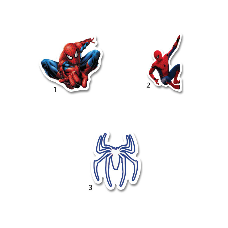 Διακοσμητική φιγούρα Spiderman 5cm Ξύλινη/1τμχ