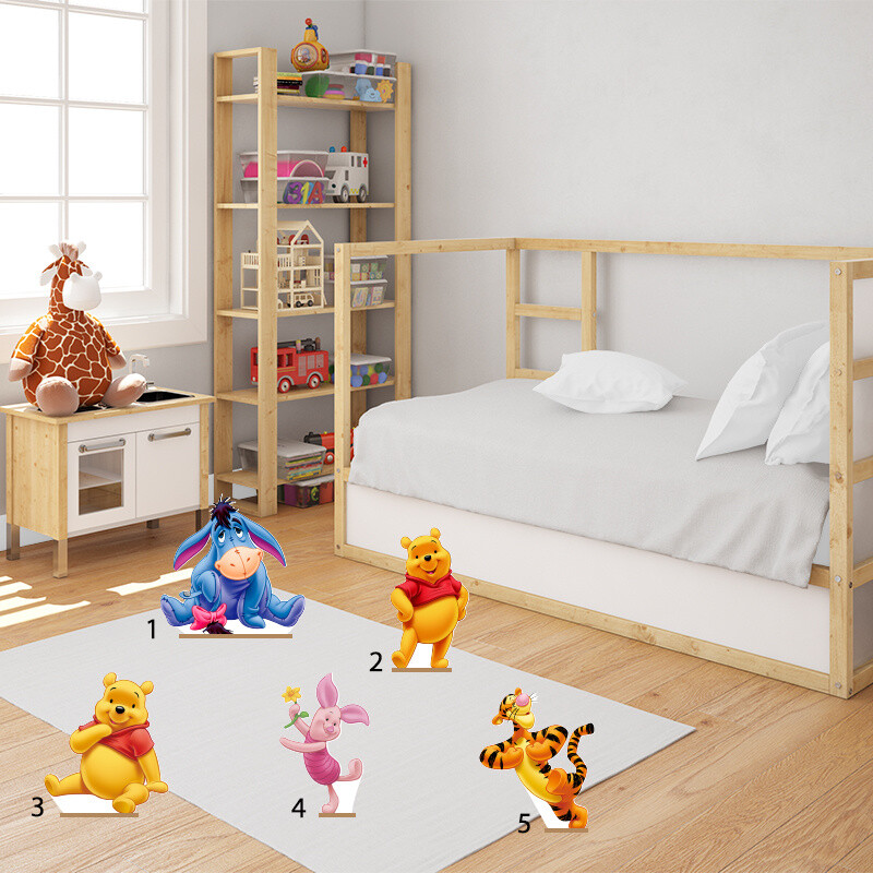 Διακοσμητική φιγούρα Winnie 20cm Ξύλινη με βάση/1 τμχ