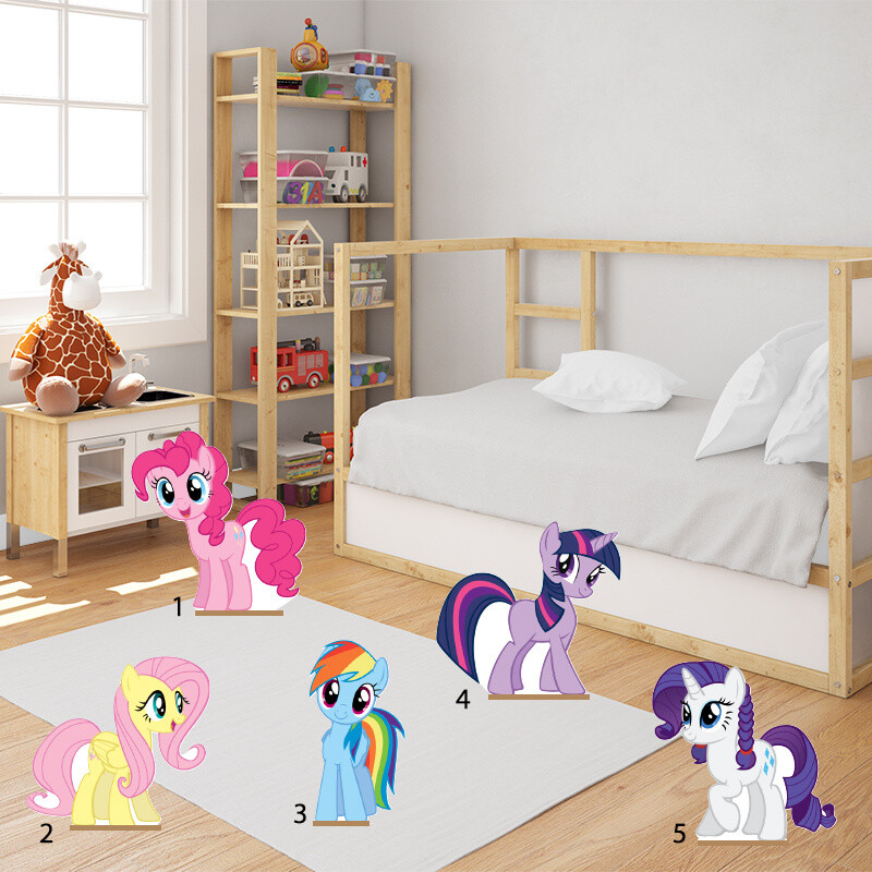 Διακοσμητική φιγούρα My Little Pony 50cm Ξύλινη με βάση/1 τμχ