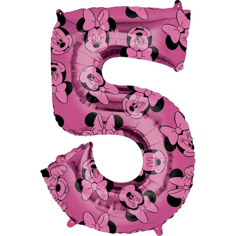 Μπαλόνι Φοιλ 26 Νούμερο 5  Minnie Mouse Forever / 66 εκ