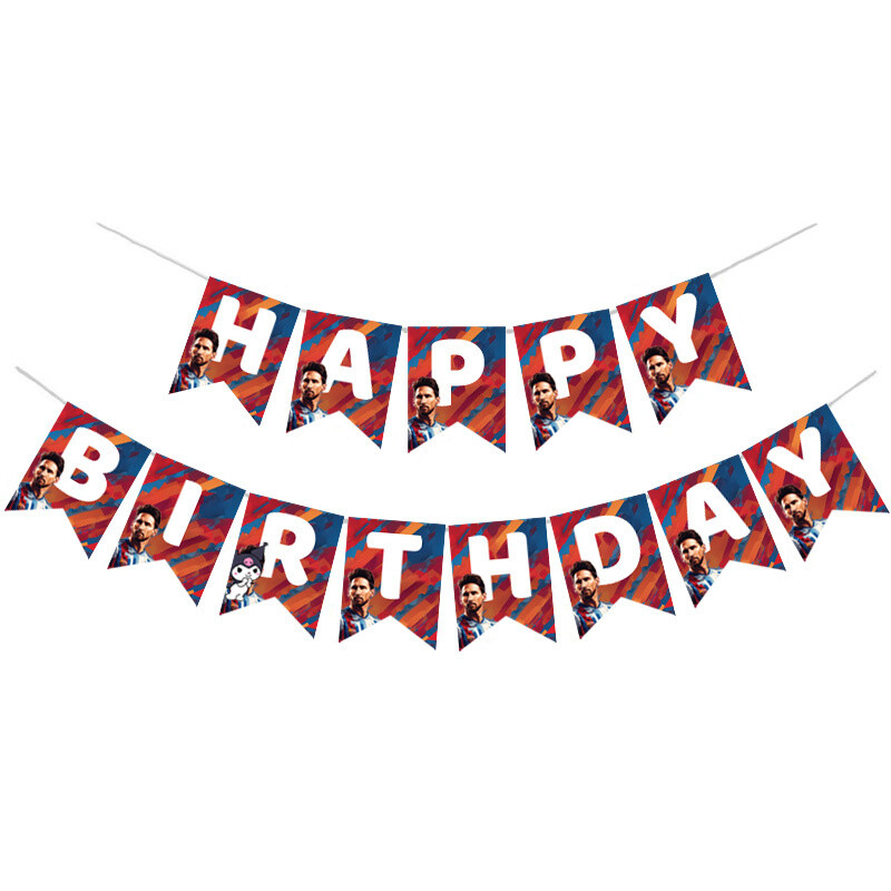 Γιρλάντα Γράμματα Messi Happy Birthday