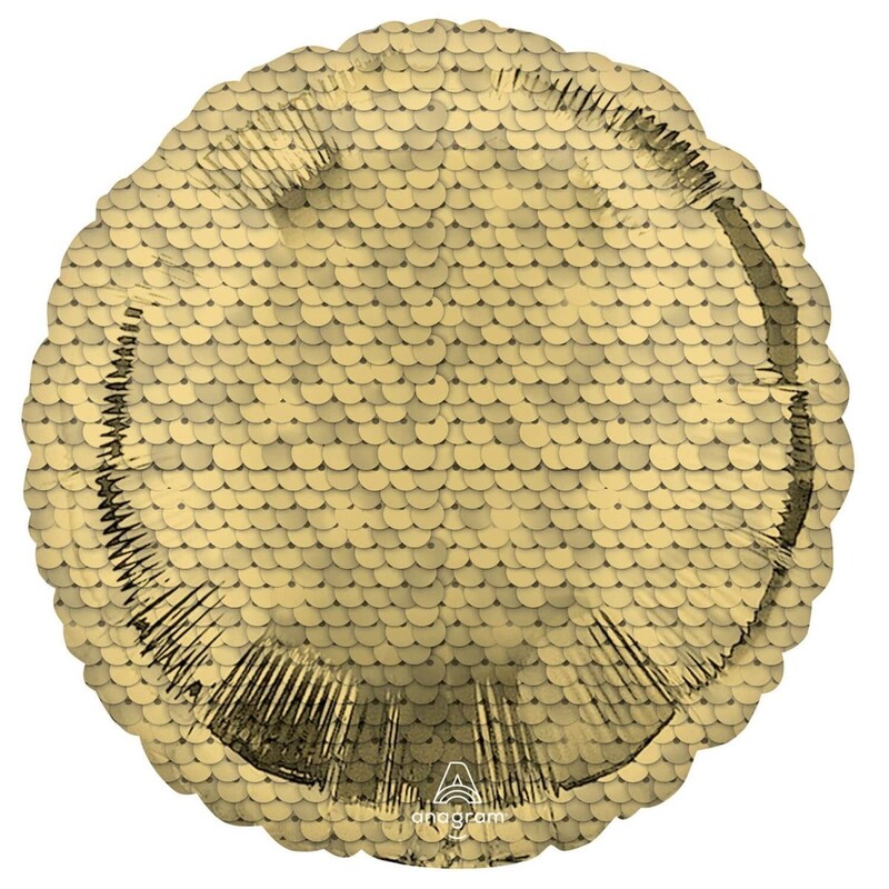 Μπαλόνι Φοιλ 18 Gold Sequins / 46 εκ Χρυσό