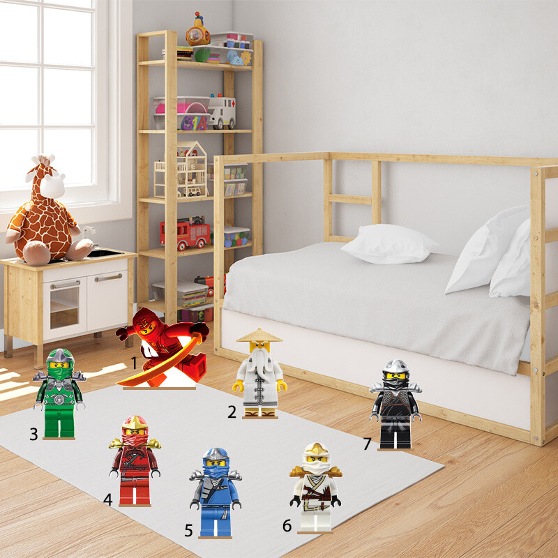 Διακοσμητική φιγούρα Ninjago 20cm Ξύλινη με βάση/1 τμχ