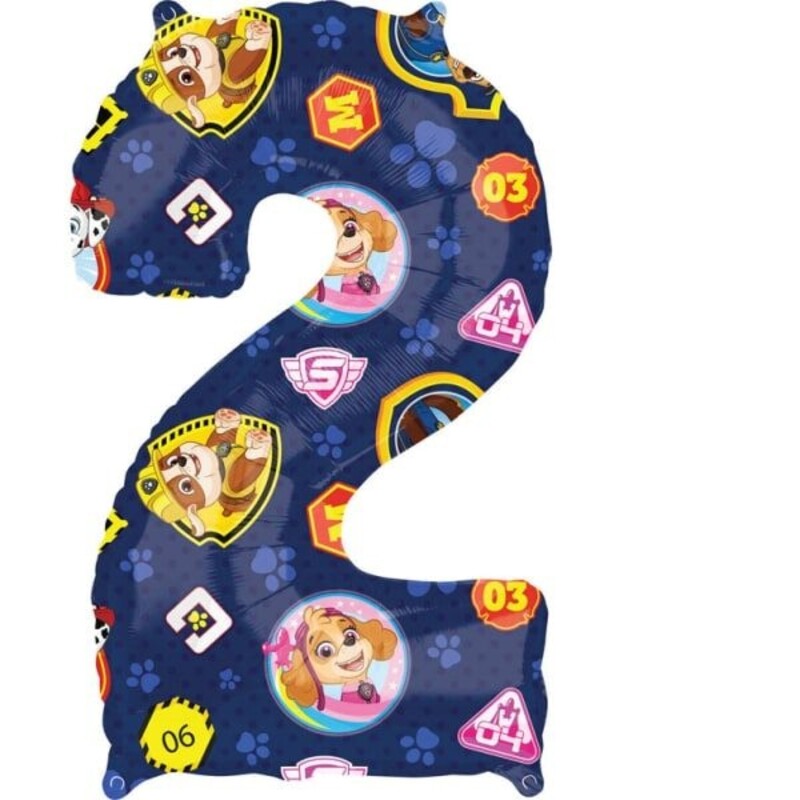 Μπαλόνι Φοιλ 26 Νούμερο 2  Paw Patrol / 66 εκ