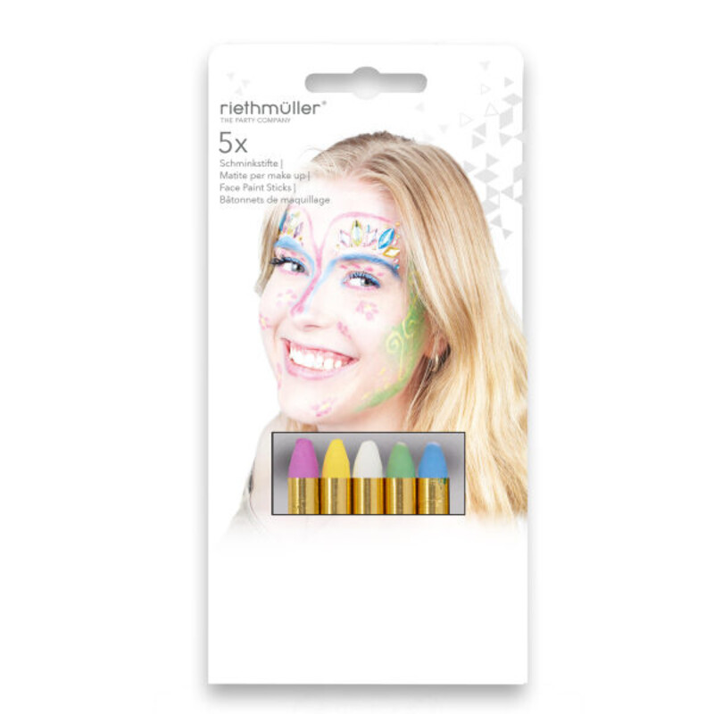 5 Make Up Sticks Pastel