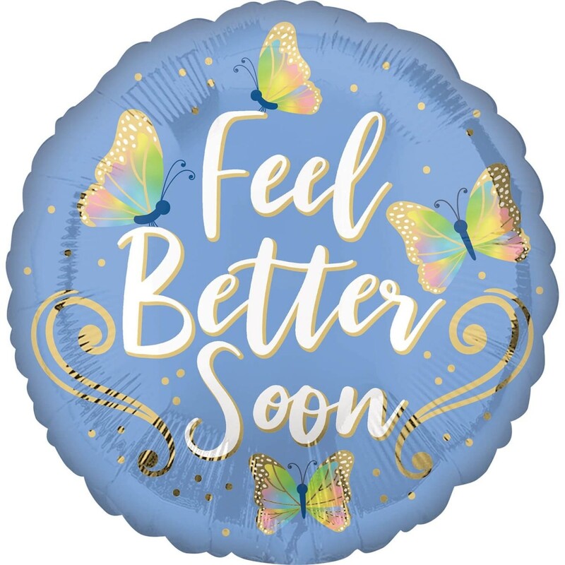 Μπαλόνι Φοιλ 18 Feel Better Butterflies /46 cm Πεταλούδες