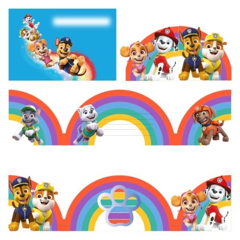 Προσκλήσεις με Φακέλους Paw Patrol 2022 / 8 τεμ
