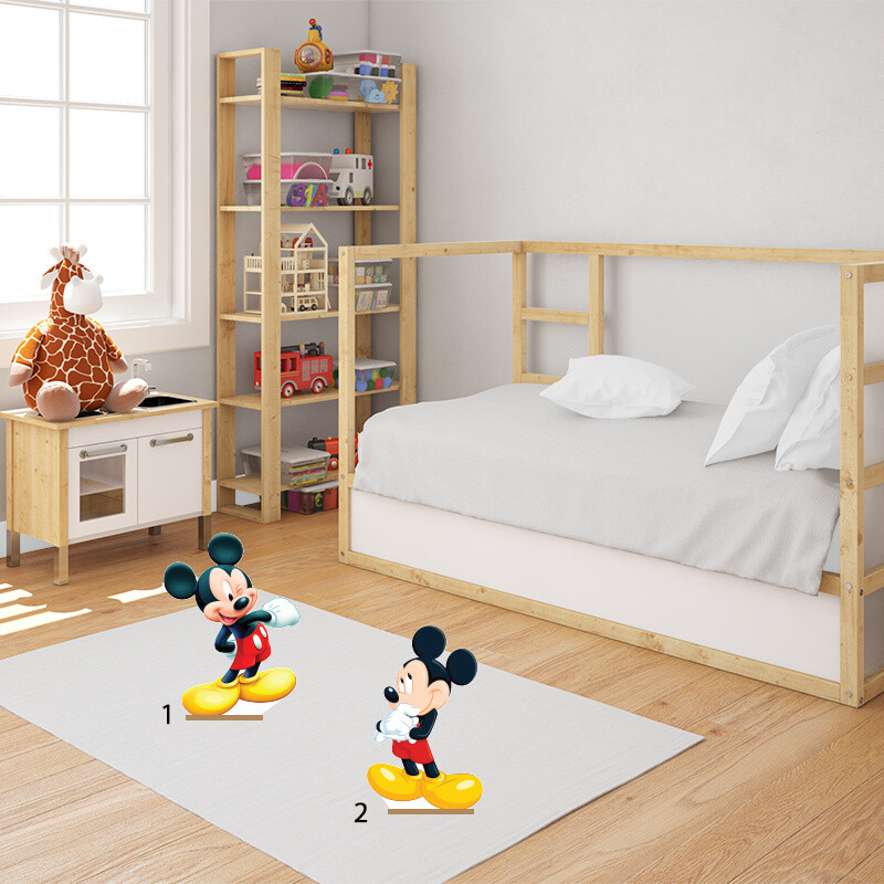 Διακοσμητική φιγούρα Mickey 50cm Ξύλινη με βάση/1 τμχ