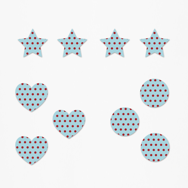 Ξύλινα διακοσμητικά Spidey Pattern mix/ 10τμχ(2cm)